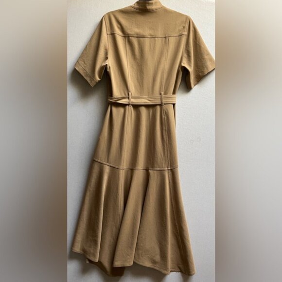 A.L.C Emma Safari Belted Midi Dress Sz 8 - Picture 4 of 13